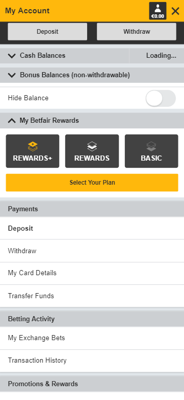 net deposits betfair net deposits betfair